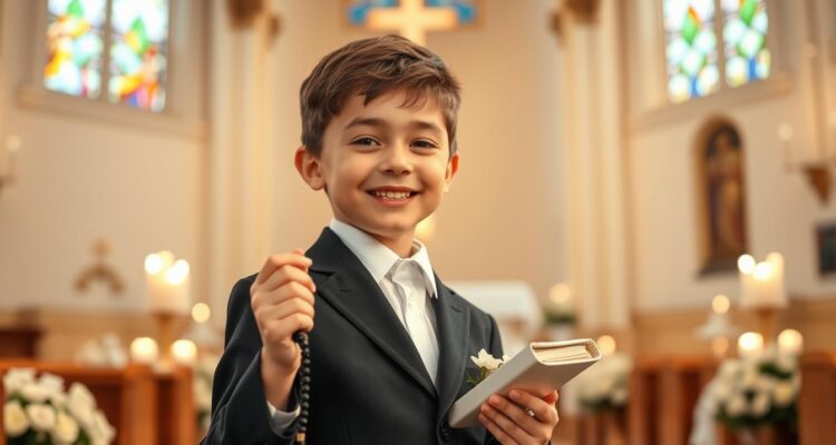 Życzenia komunijne dla chłopca